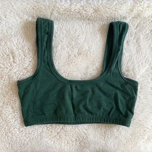 ARQ Wide Strap Bra in Fern